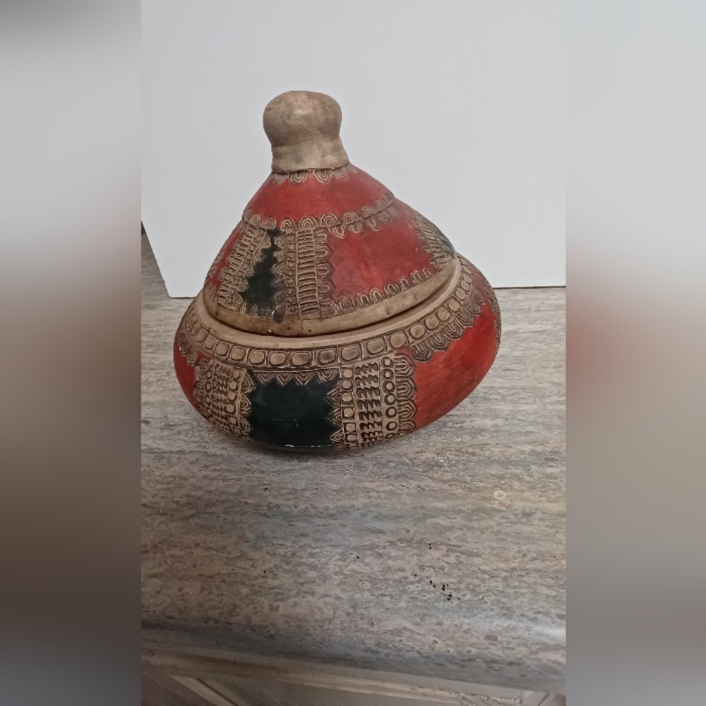 Vintage Moroccan Style gourd.